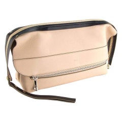 New Chloe Beige Leather Oversized Clutch Bag