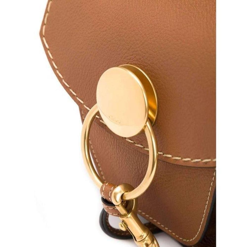 Brown New Chloe Caramel Leather Jodie Cross Body Shoulder bag For Sale