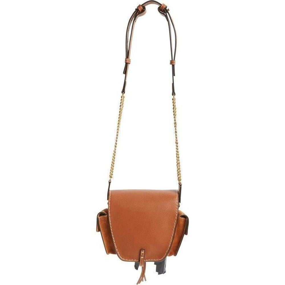 New Chloe Caramel Leather Jodie Cross Body Shoulder bag In New Condition For Sale In Brossard, QC
