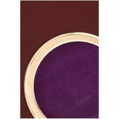 New Chloe Gabrielle Burgundy Leather Clutch