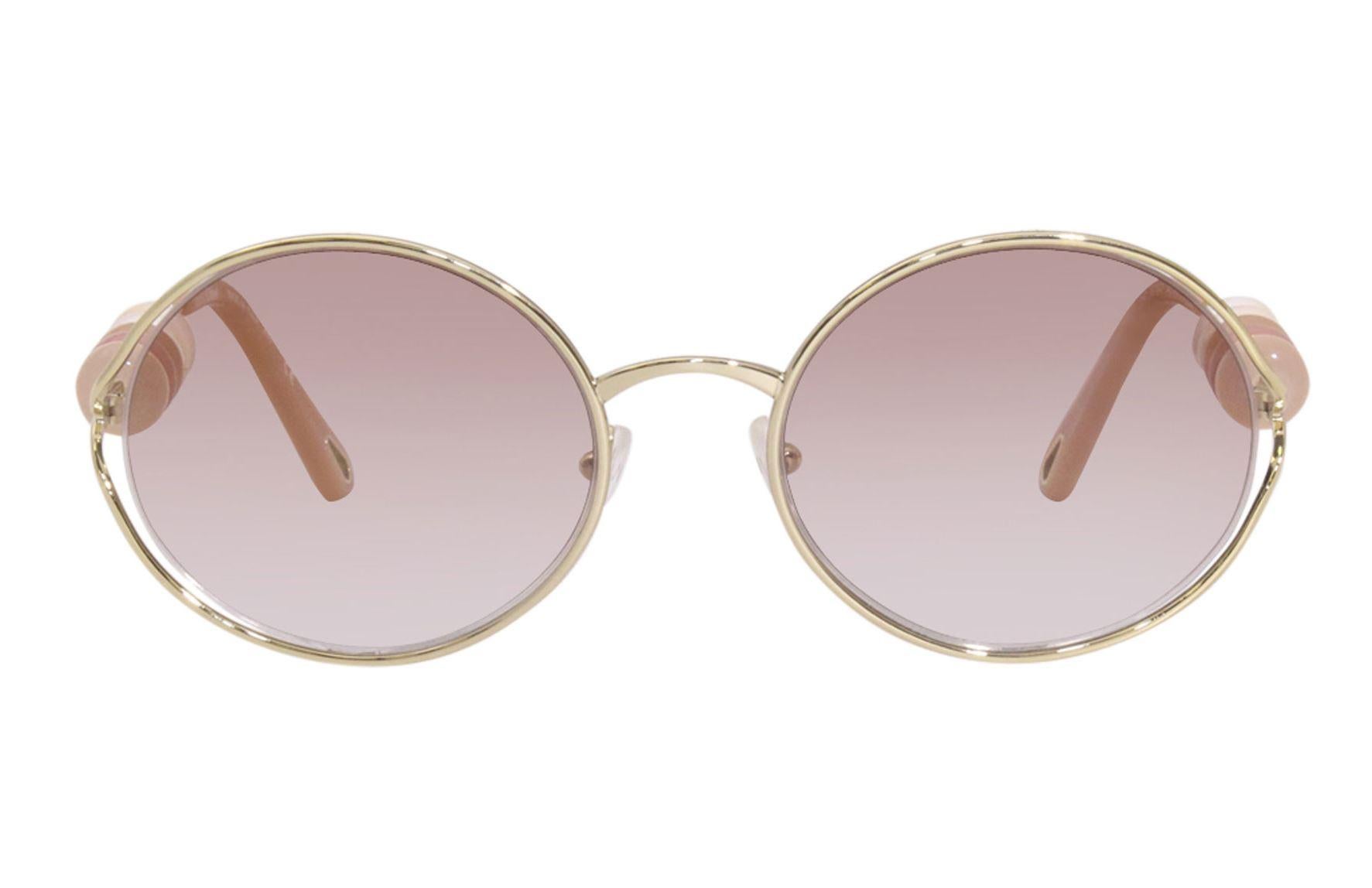 Nuevas gafas de sol Chloe doradas con estuche y caja en Nuevo estado para la venta en Leesburg, VA