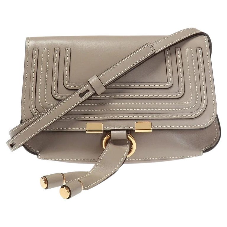 New Chloe Grey Marcie Leather Belt Waist Bag For Sale at 1stDibs