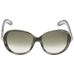 New Chloe Horn Tortoise Sunglasses With Lucite With Case & Box