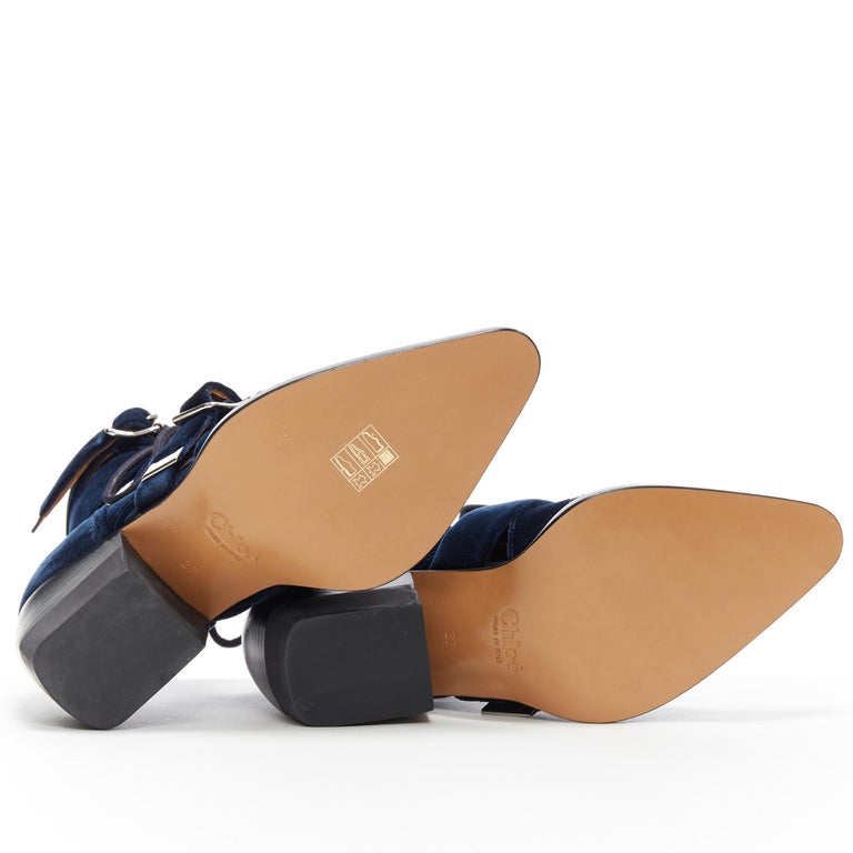 chloé rylee buckle boots