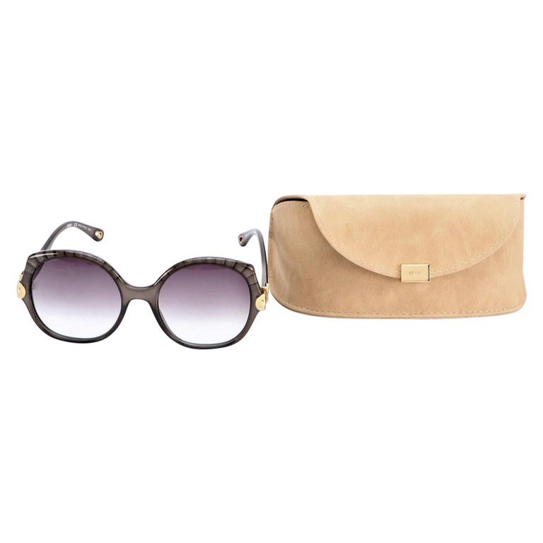 New Chloe Sunglasses With Case and Box For Sale at 1stDibs 