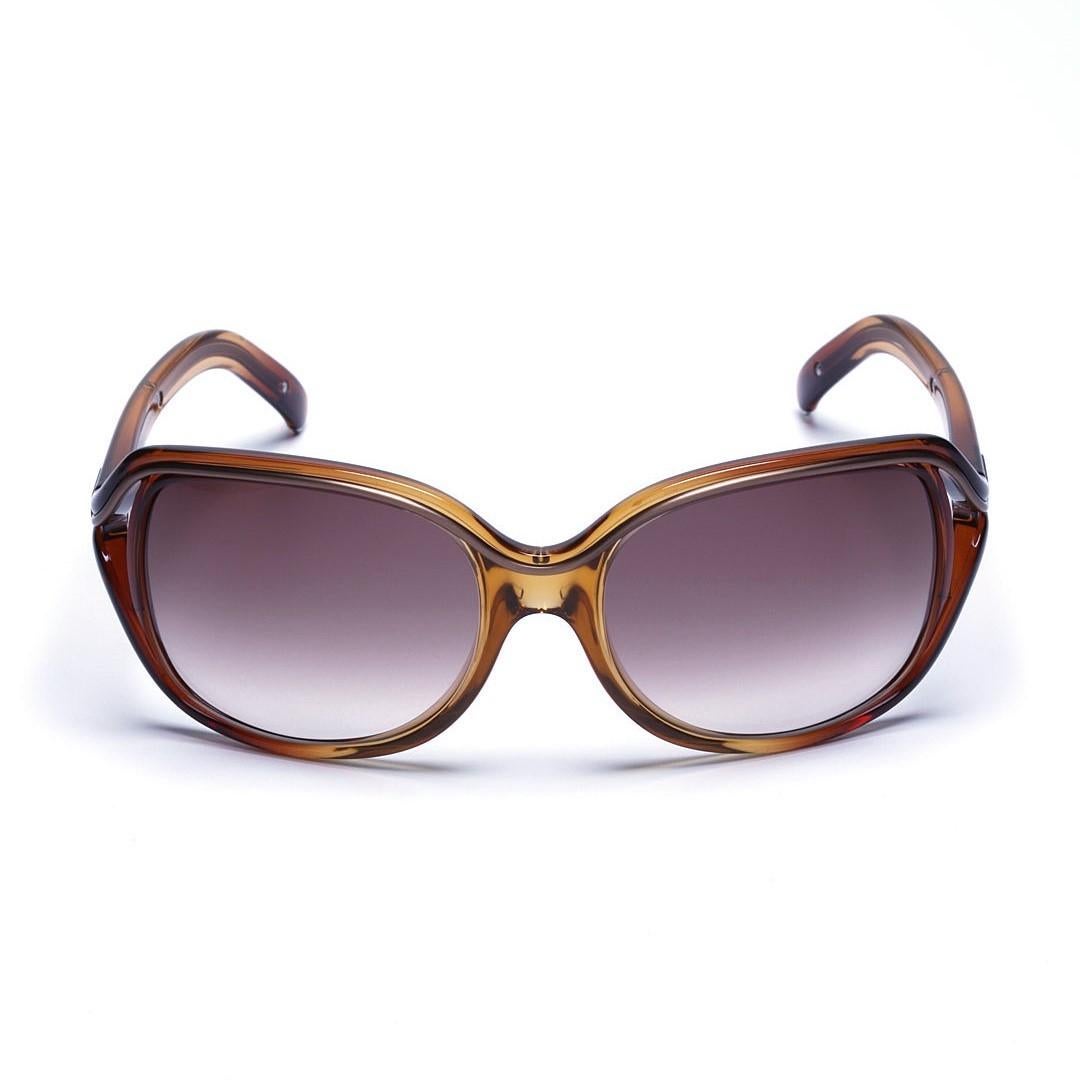 Nuevas gafas de sol Chloe con estuche y caja Beige en venta