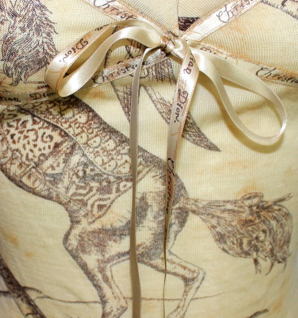 Christian Dior par John Galliano - Ensemble cardigan jumeau imprimé sac à main à cheval avec logo et logo Neuf - En vente à Switzerland, CH