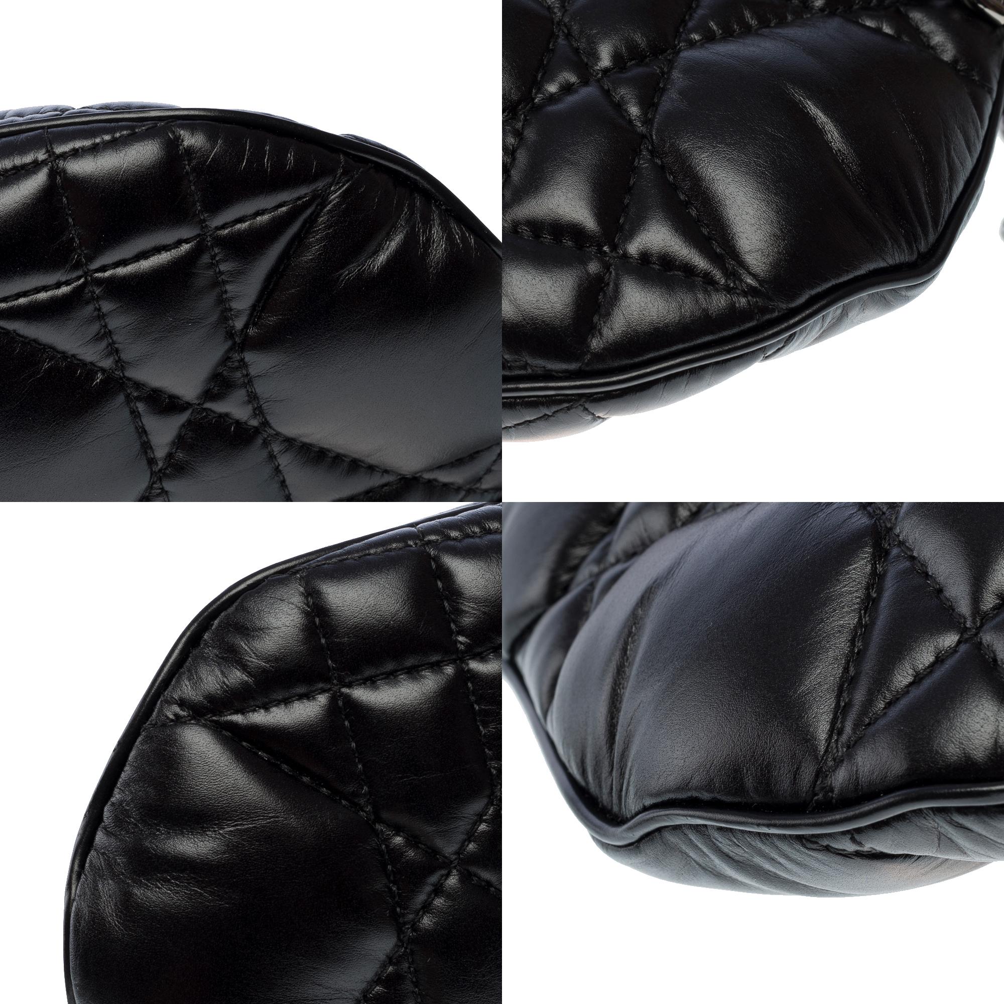 New Christian Dior Caro shoulder bag in black cannage leather, BPHW 8