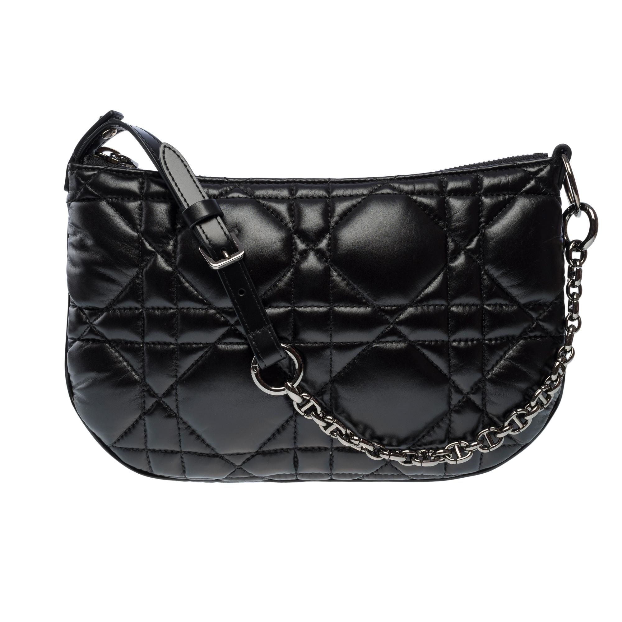 New Christian Dior Caro shoulder bag in black cannage leather, BPHW In New Condition In Paris, IDF