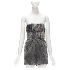 new CHRISTIAN DIOR Fantaisie Dioriviera tulle gathered pleated romper FR34 XS