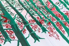 New Christian Dior Forest Print Silk Scarf