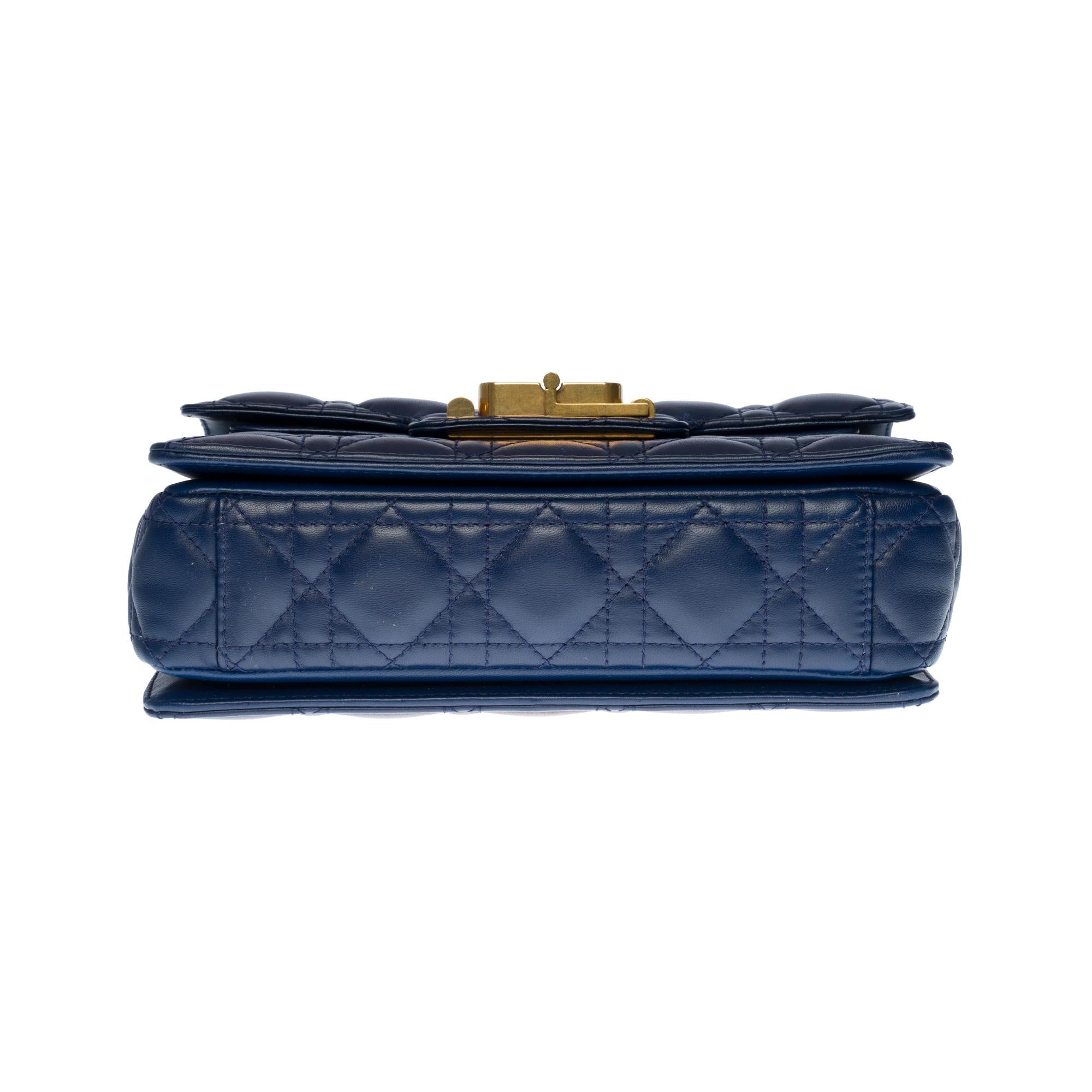 Women's New /Christian Dior Miss Dior Shoulder bag in Navy Blue cannage leather, GHW