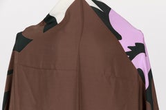 Nouveau Christian Dior Oversize Silk Taupe 54" Shawl