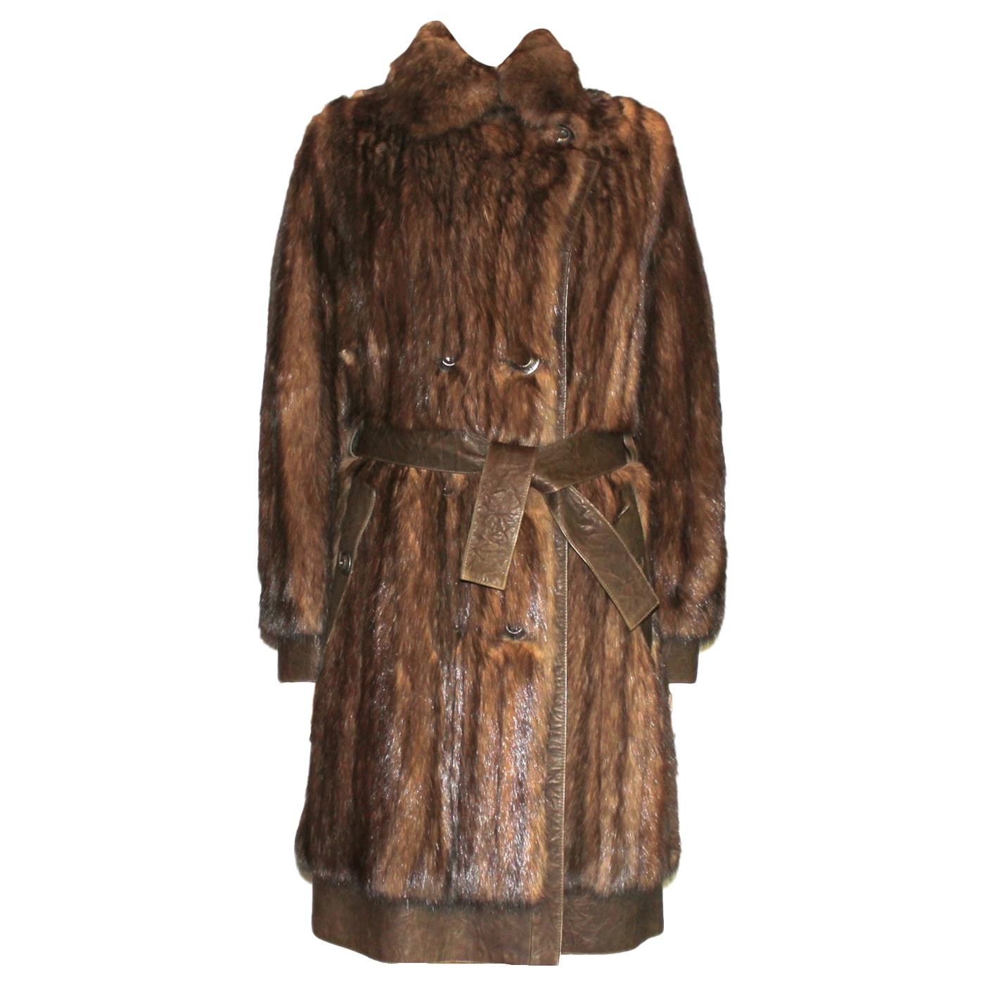 dior vintage fur coat