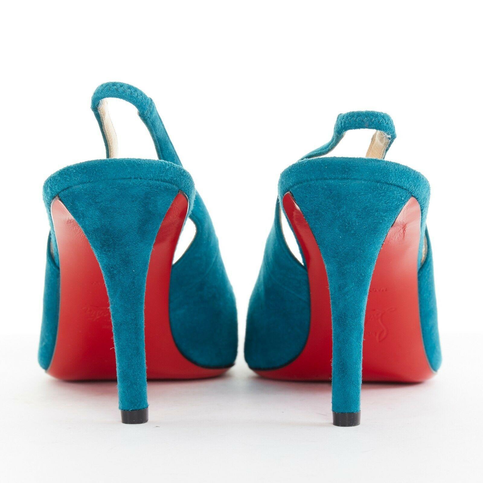 blue suede red bottoms