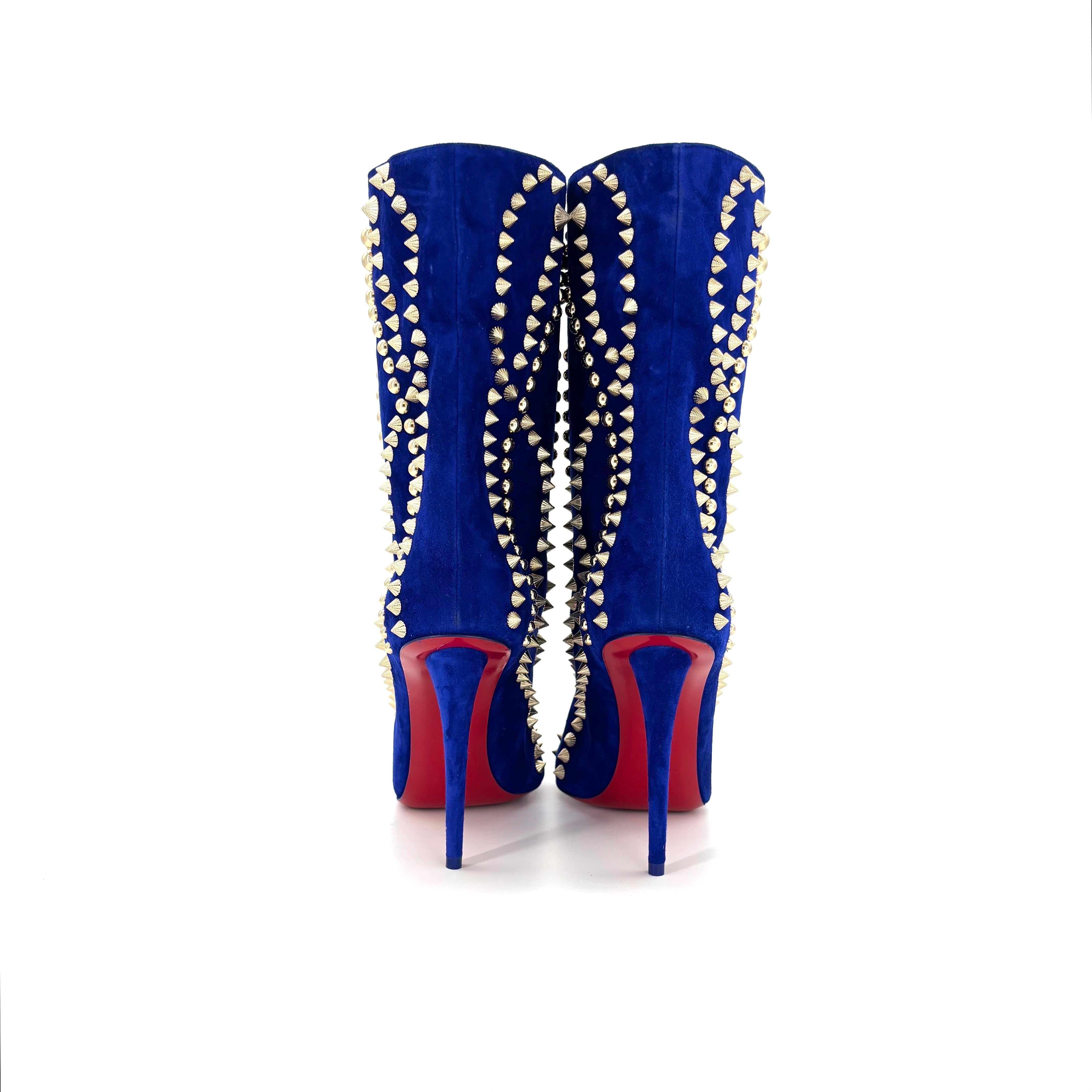 NUEVO Christian Louboutin Botín Astrilarge Pika 100 Botas Galactiqueen 39 en Excelente estado para la venta en Mechanicsville, VA