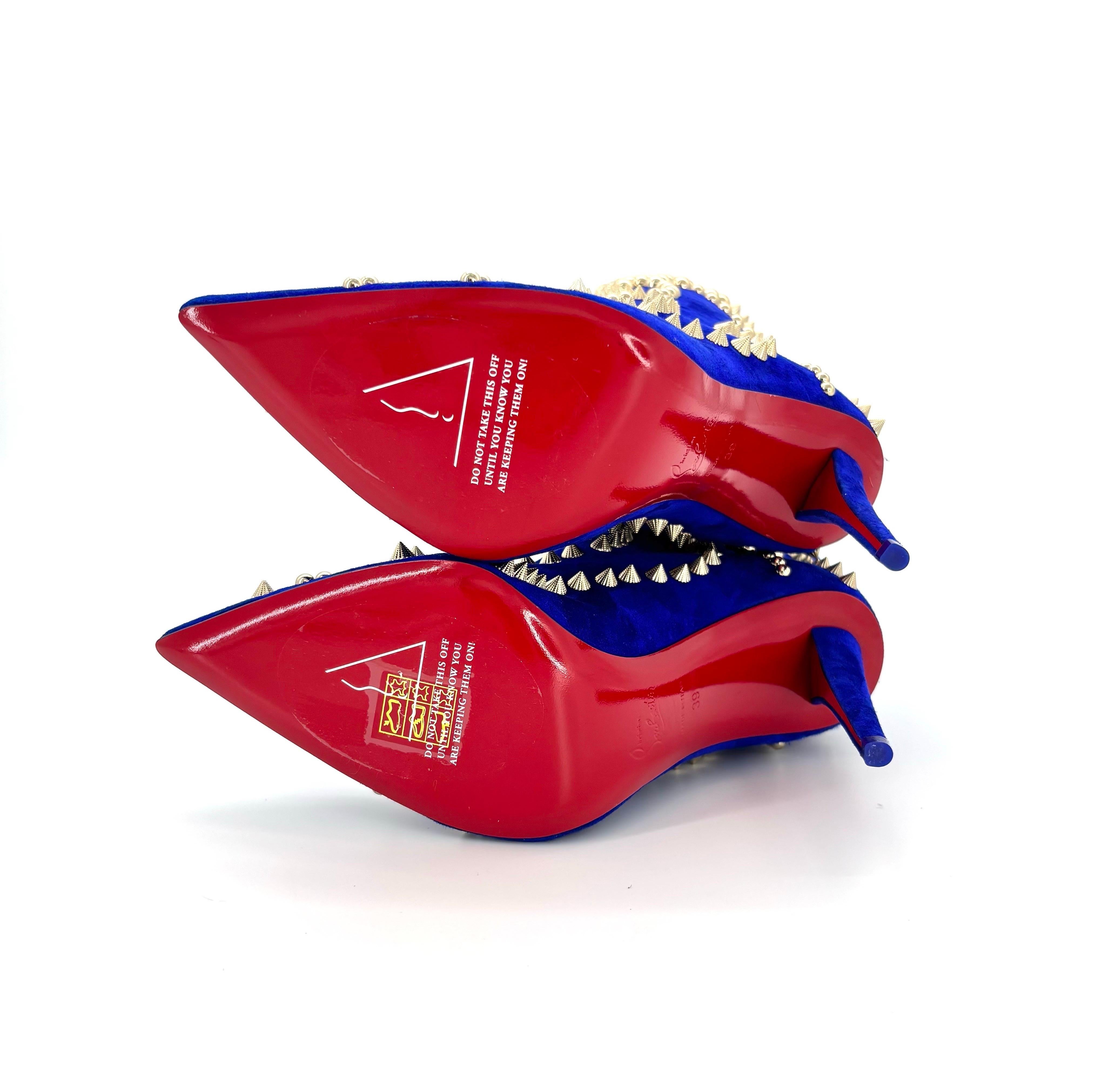 NUEVO Christian Louboutin Botín Astrilarge Pika 100 Botas Galactiqueen 39 en venta 2