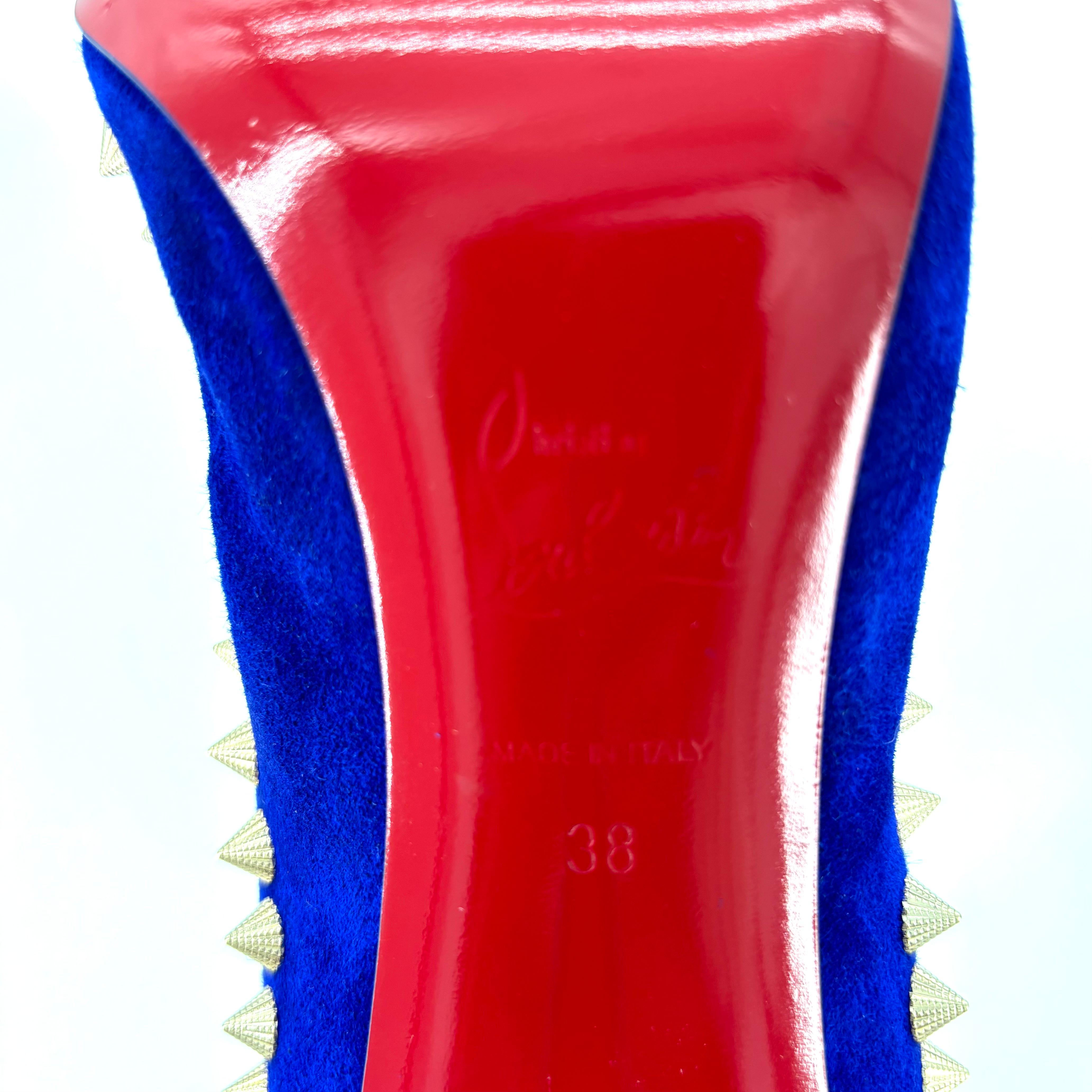 NUEVO Christian Louboutin Botín Astrilarge Pika 100 Botas puntiagudas 38 en venta 4