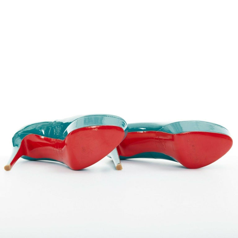 louboutin bianca 140 patent calf