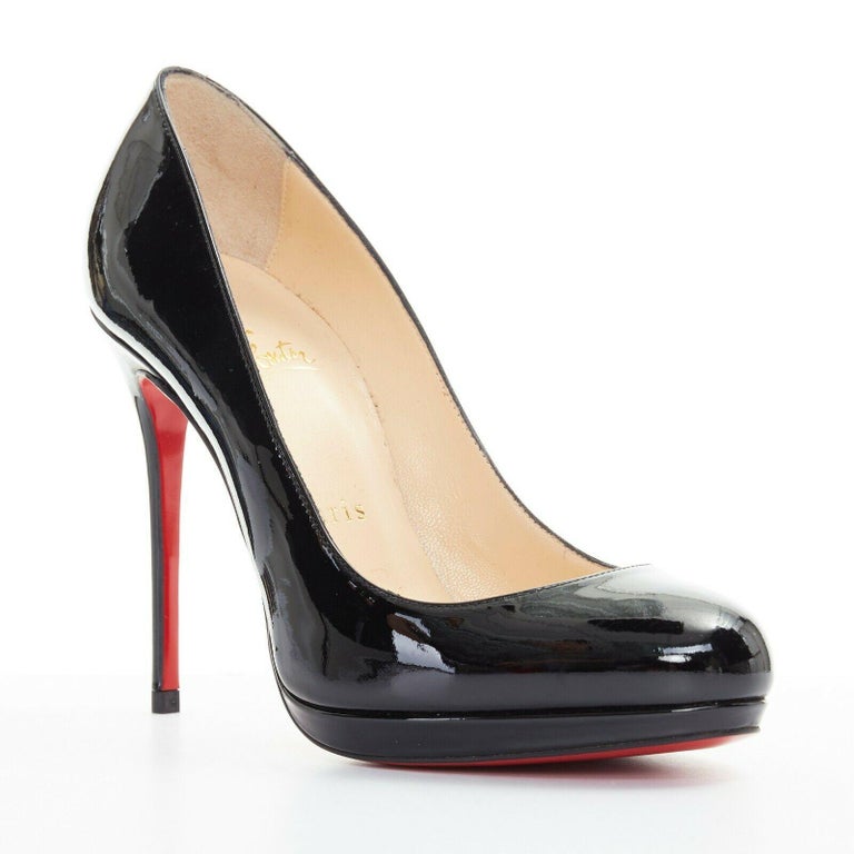 louboutin black platform