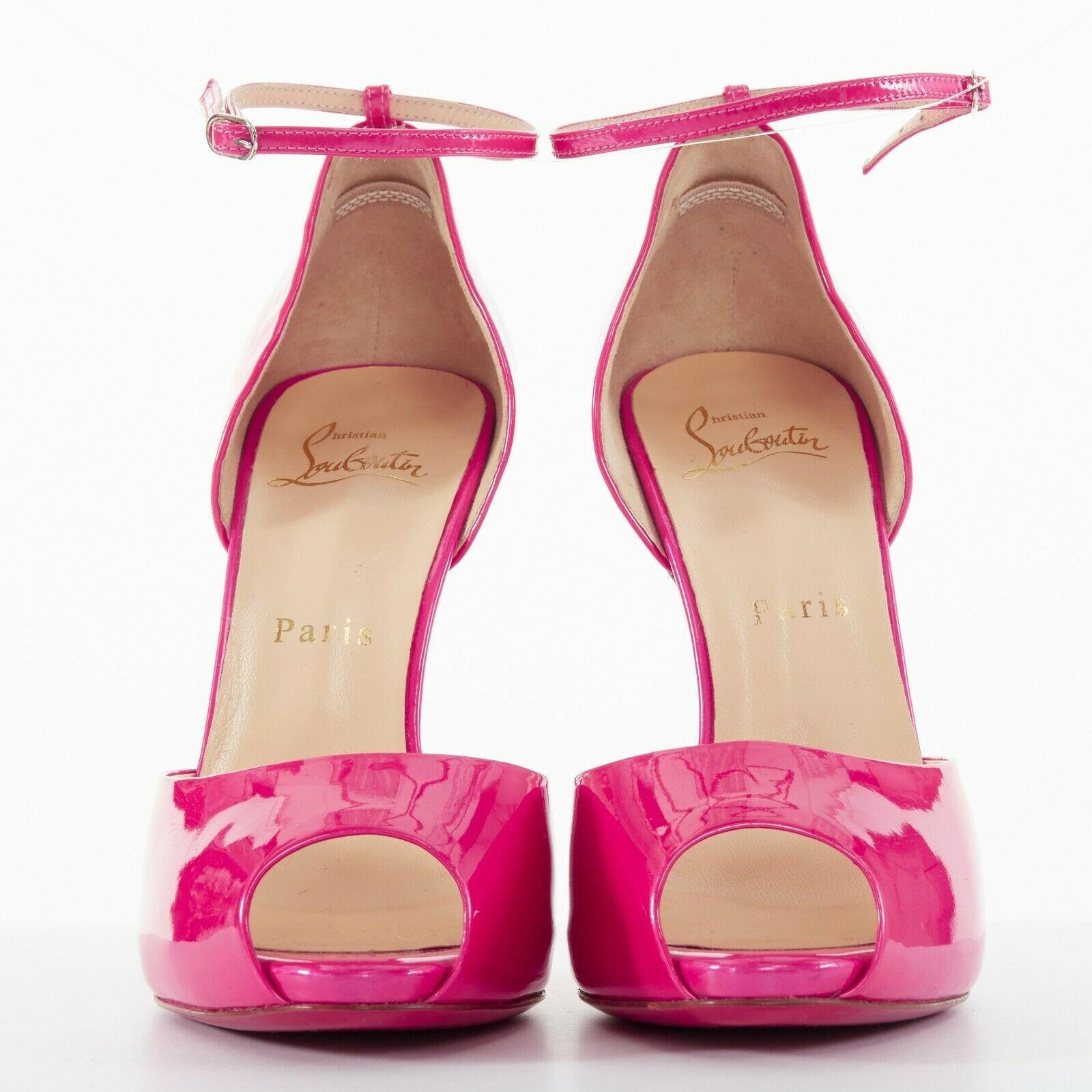 pink peep toe pumps