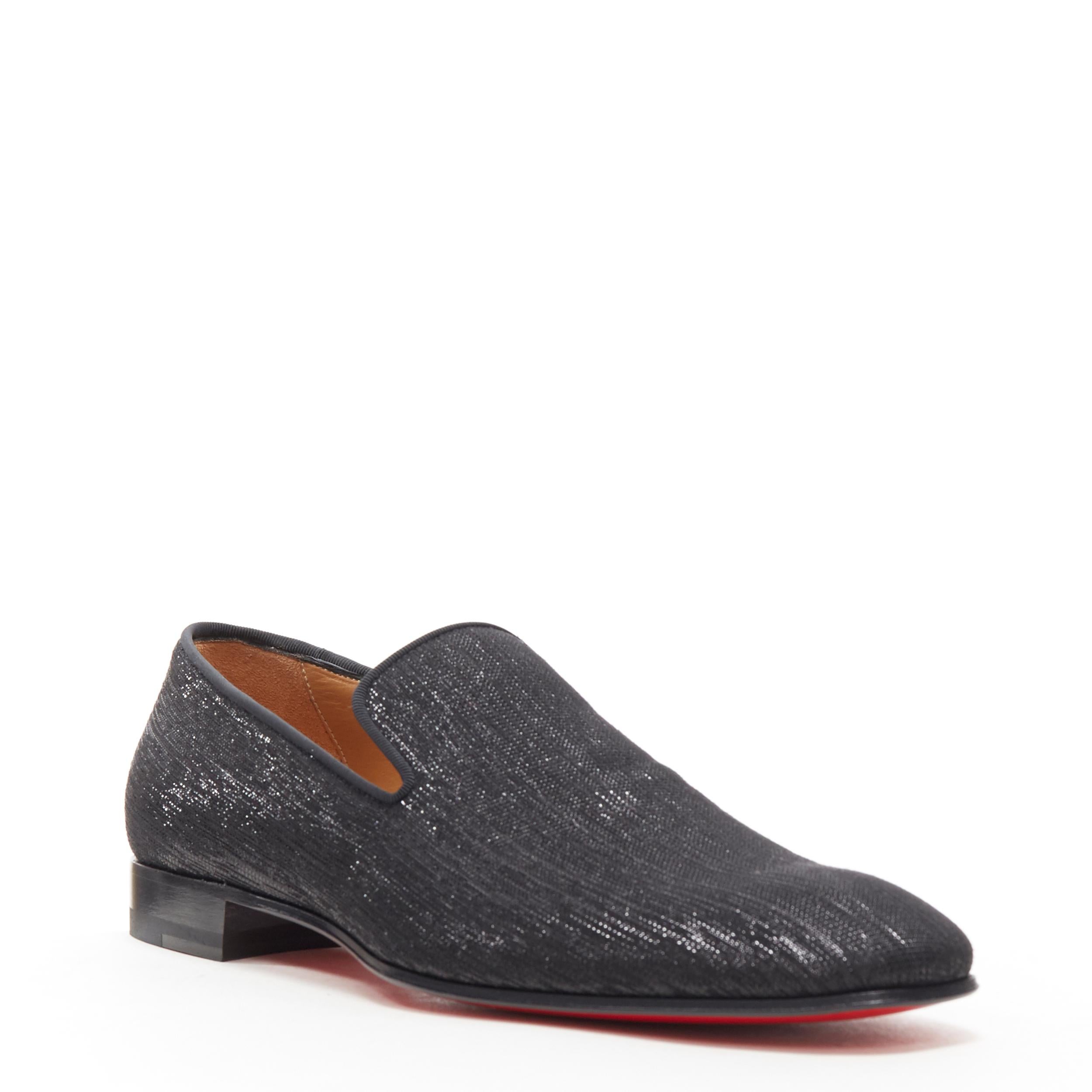new CHRISTIAN LOUBOUTIN Dandelion Flat Shantung Diams black loafer shoes EU39
Brand: Christian Louboutin
Designer: Christian Louboutin
Model Name / Style: Dandelion
Material: Fabric
Color: Black
Pattern: Solid
Closure: Slip on
Extra Detail: Style