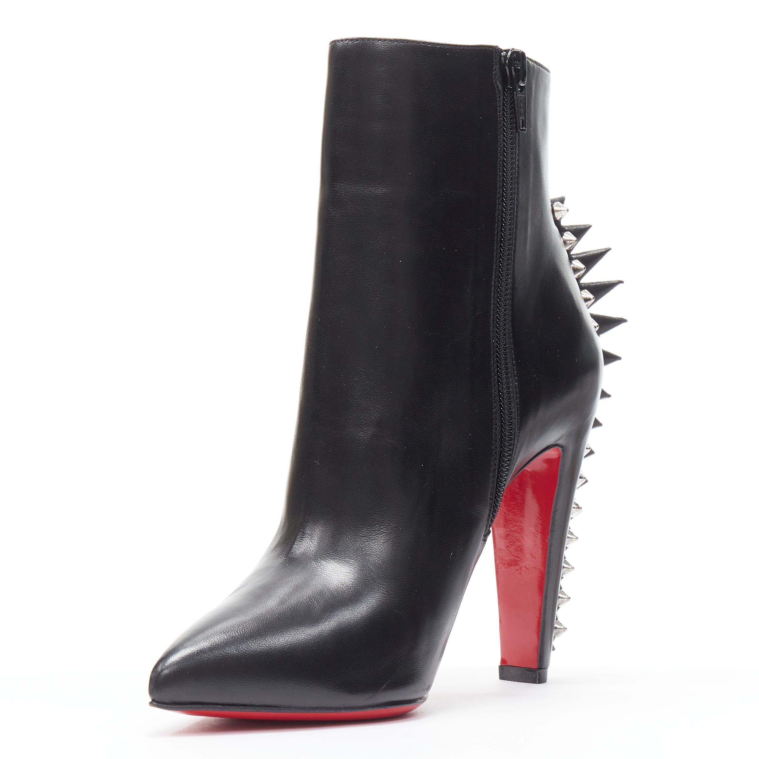 louboutin boots with spikes