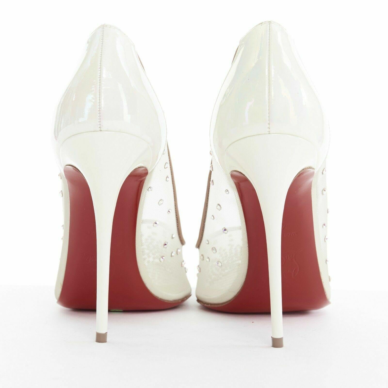 louboutin mesh heels