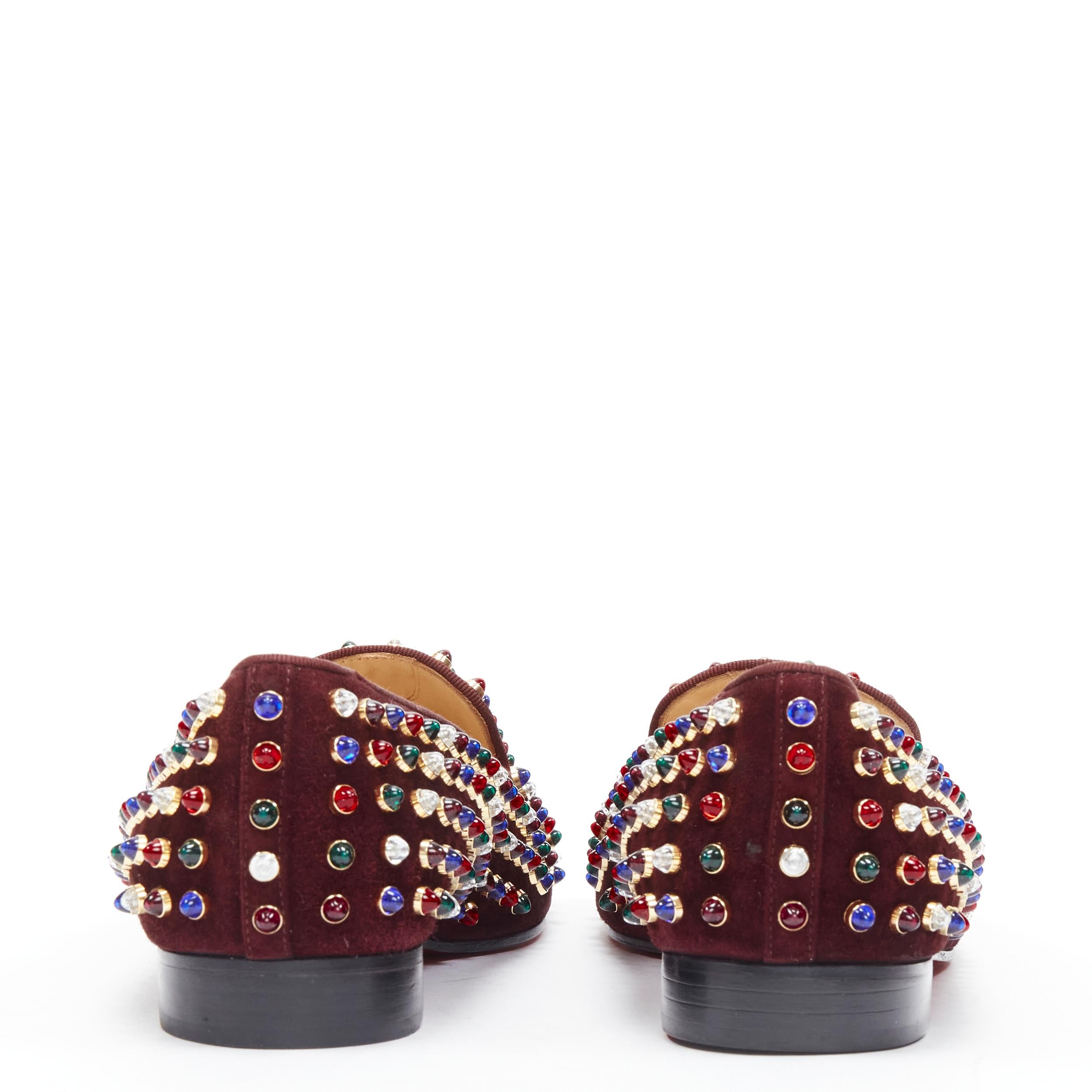 christian louboutin dandelion spikes loafers