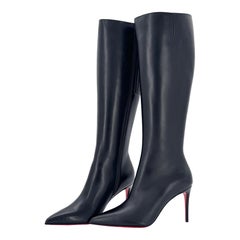 NEW Christian Louboutin Kate Botta 85 Knee High Pointed Toe Tall Boots 36