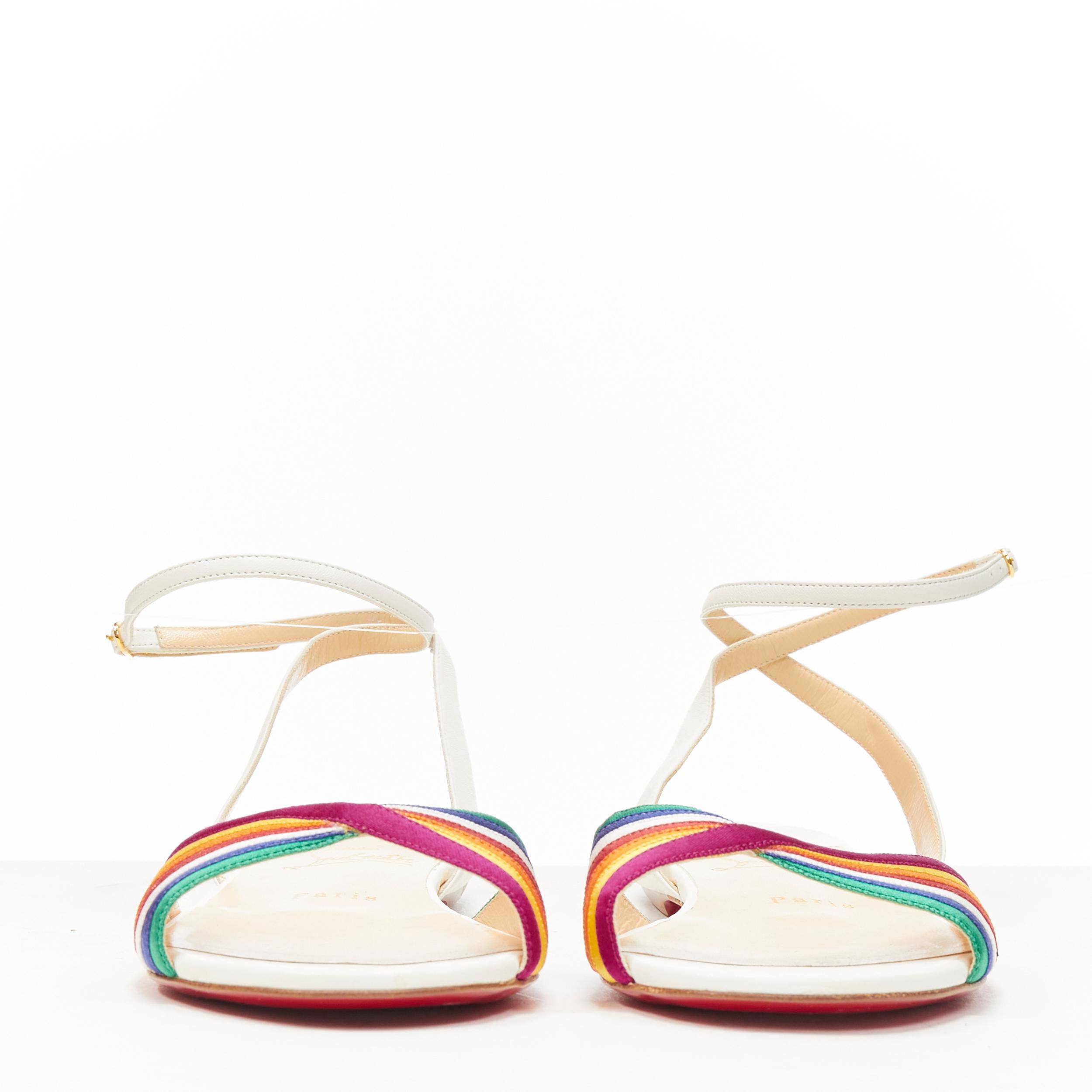louboutin rainbow sandals