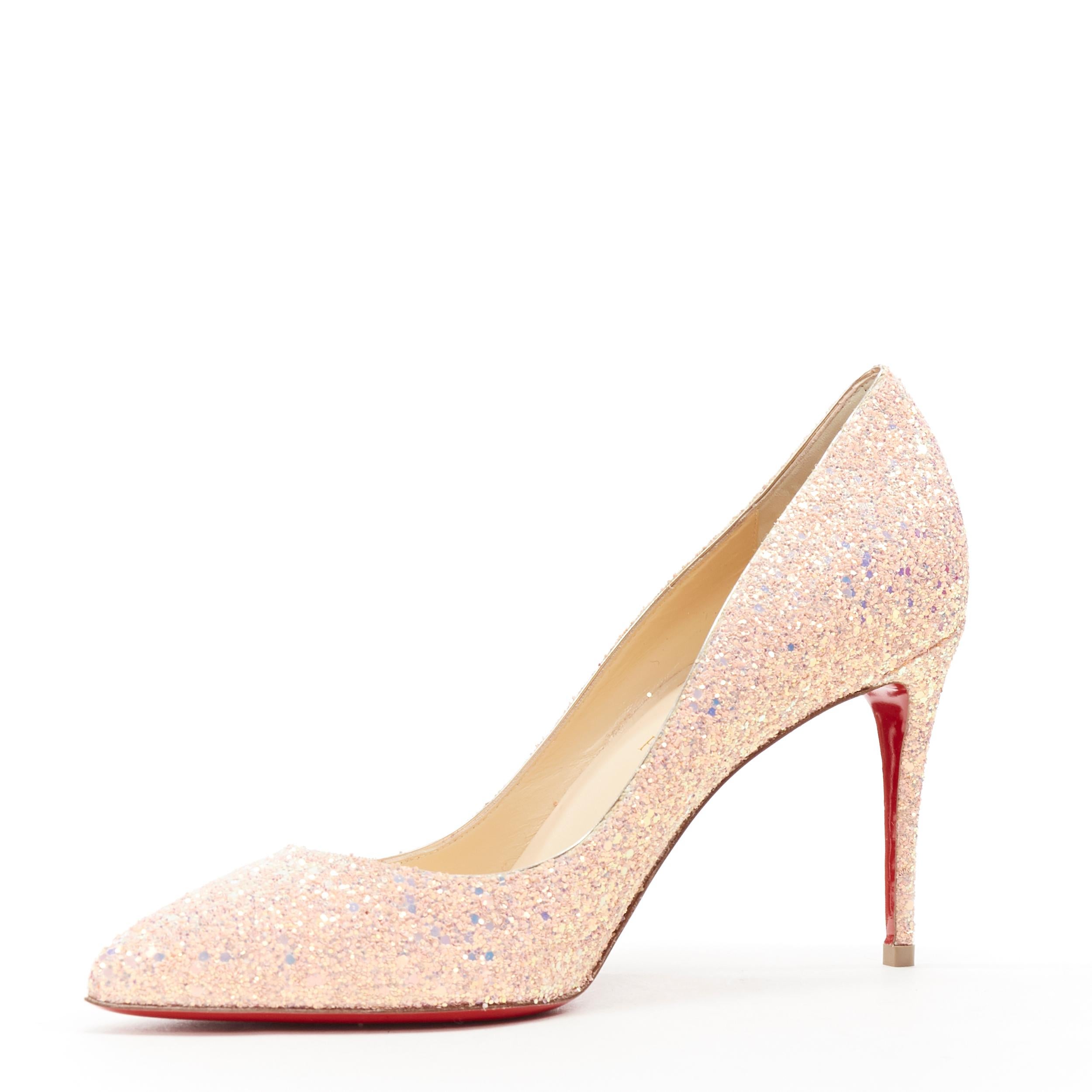 louboutin glitter pumps