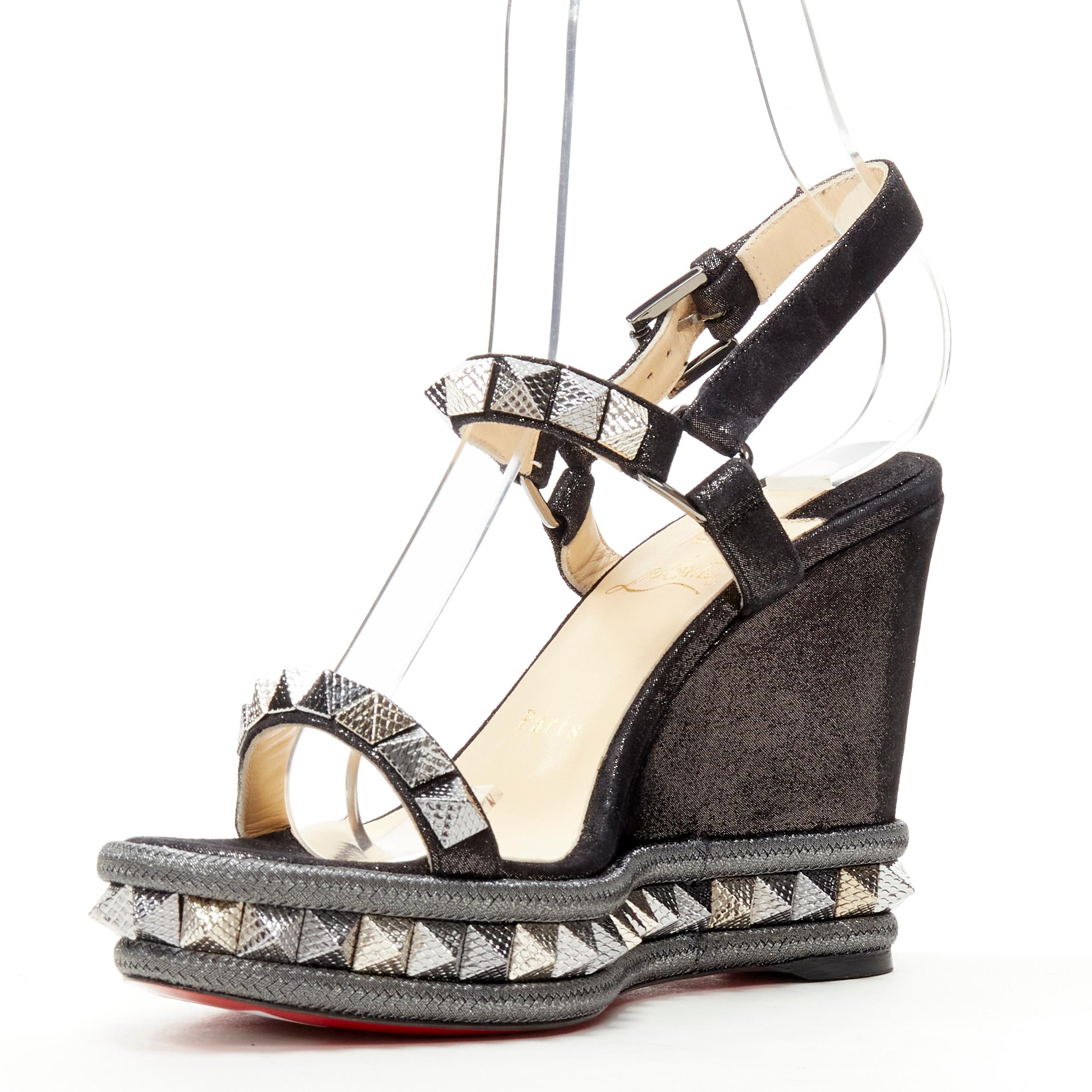 louboutin pyraclou black