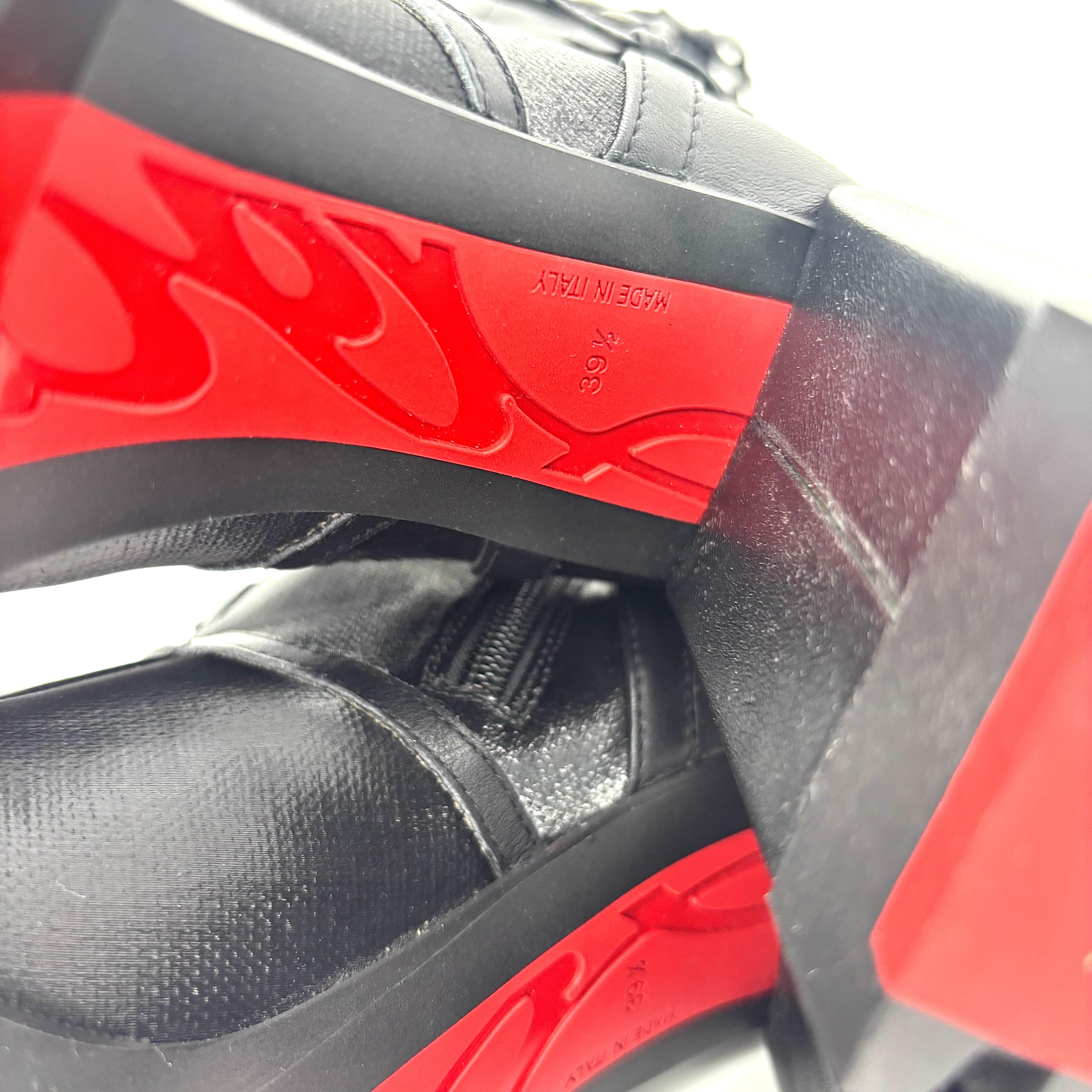 NEW Christian Louboutin Sand And Glory 100 Knee High Lug Platform Boots 39.5 2