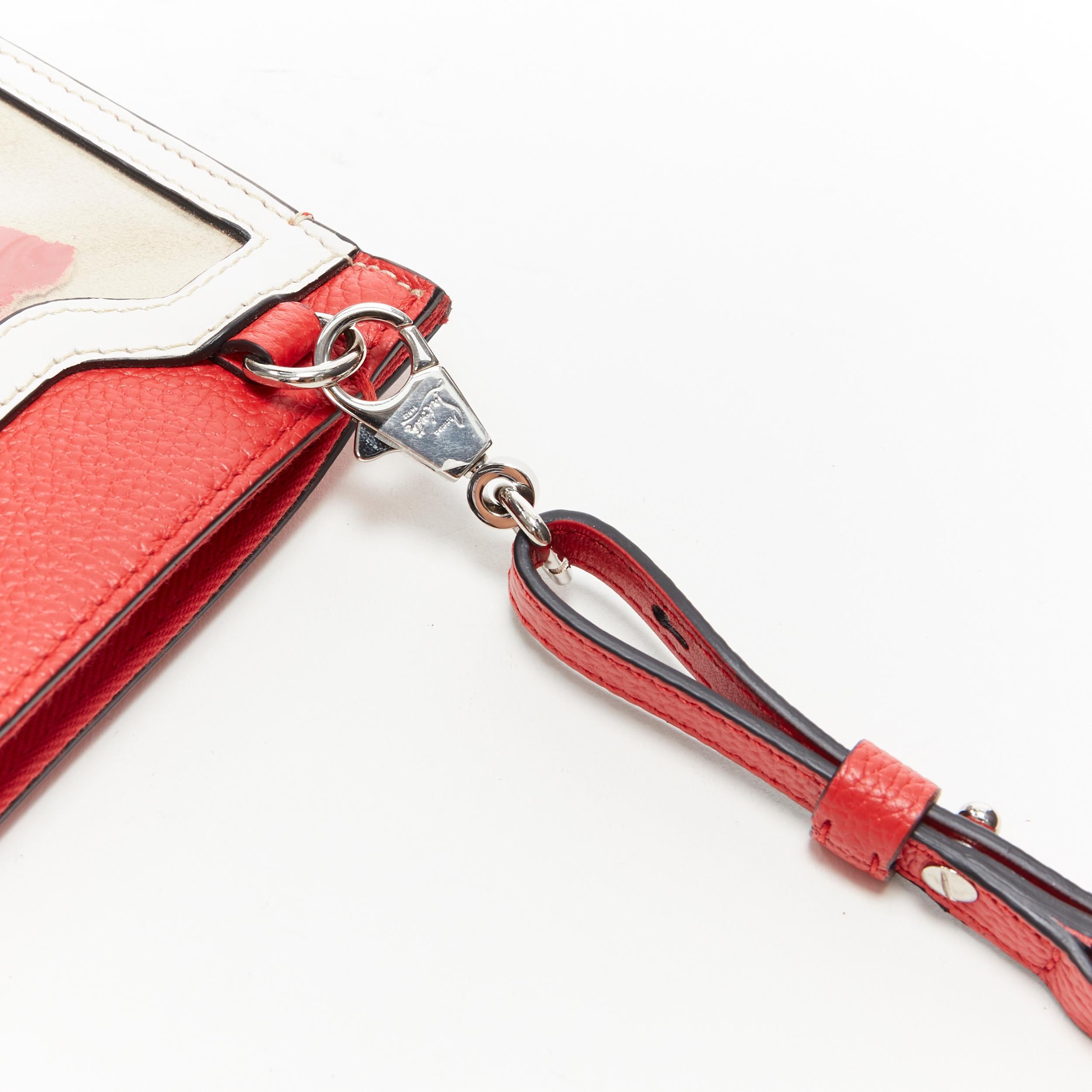 CHRISTIAN LOUBOUTIN Skypouch Kraft PVC laminierte Papiertasche Crossbody-Clutch von CHRISTIAN LOUBOUTIN 6