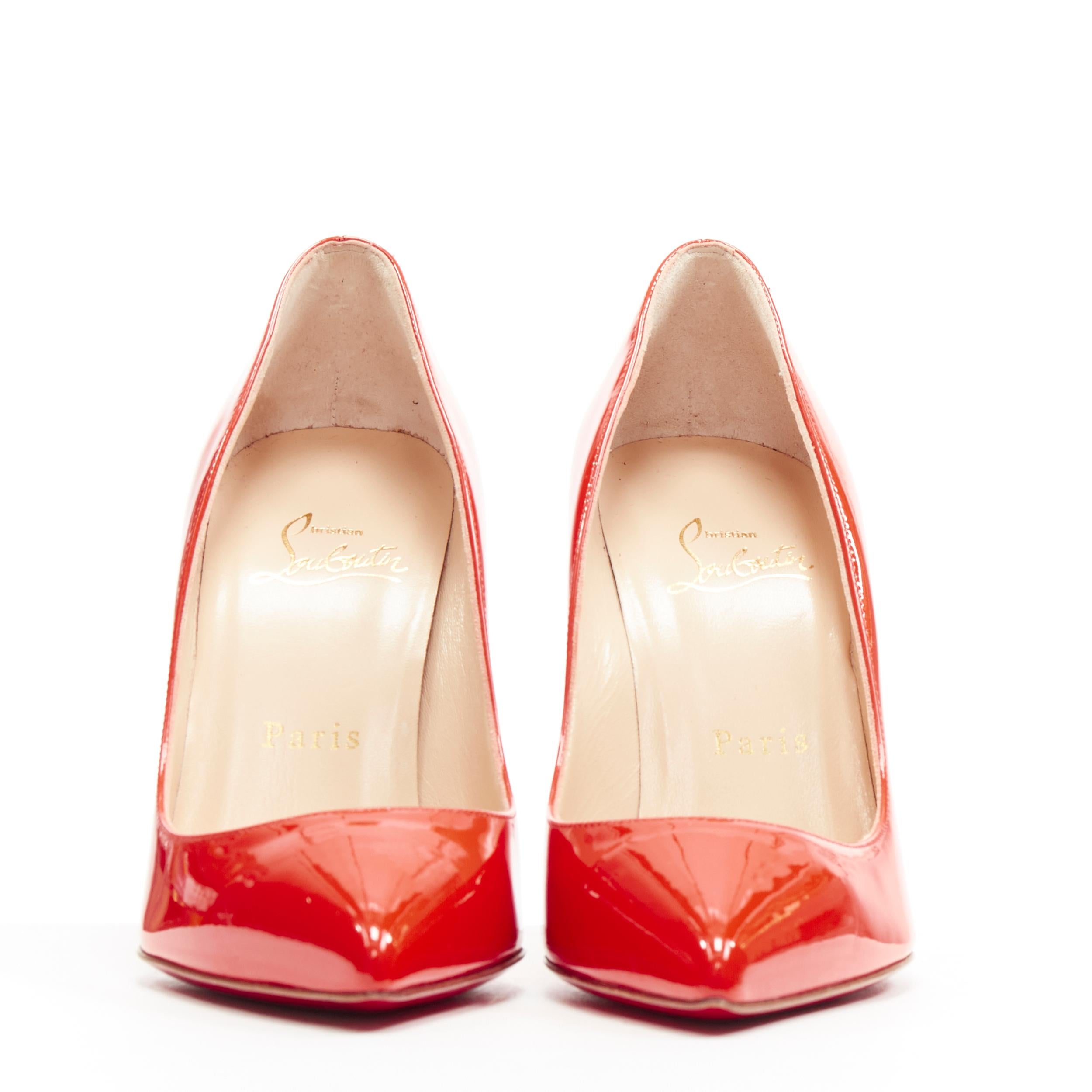 kate patent red sole pumps