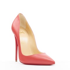 nouveau CHRISTIAN LOUBOUTIN So Kate 120 lipstick red laether pointy pigalle EU7