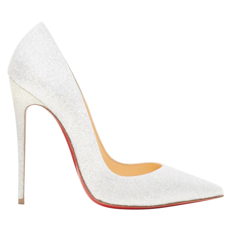 Louboutin White Louboutin Pigalle Sale New CHRISTIAN LOUBOUTIN So