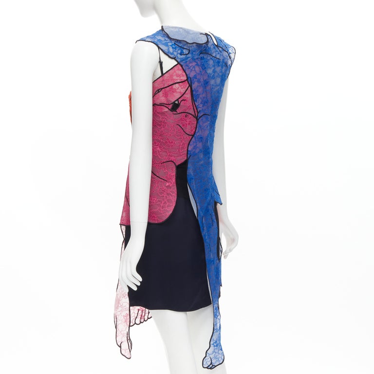 blue dress with white lace top Souvenir Lace Top