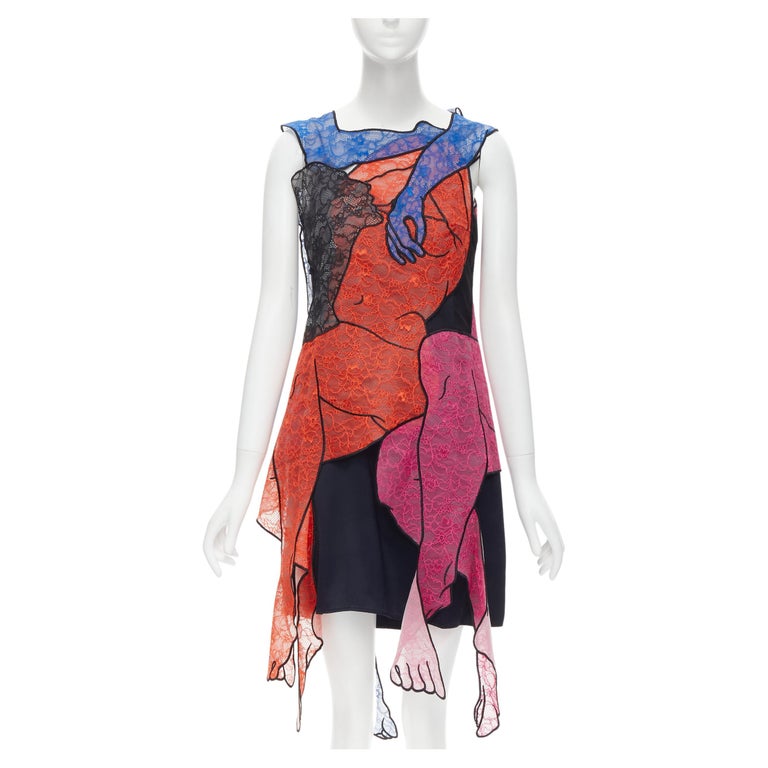 new CHRISTOPHER KANE 2015 Runway Life Drawing Nude lace mini dress UK8 XS  rare at 1stDibs | christopher kane dress, christopher cane, fka twigs cherub