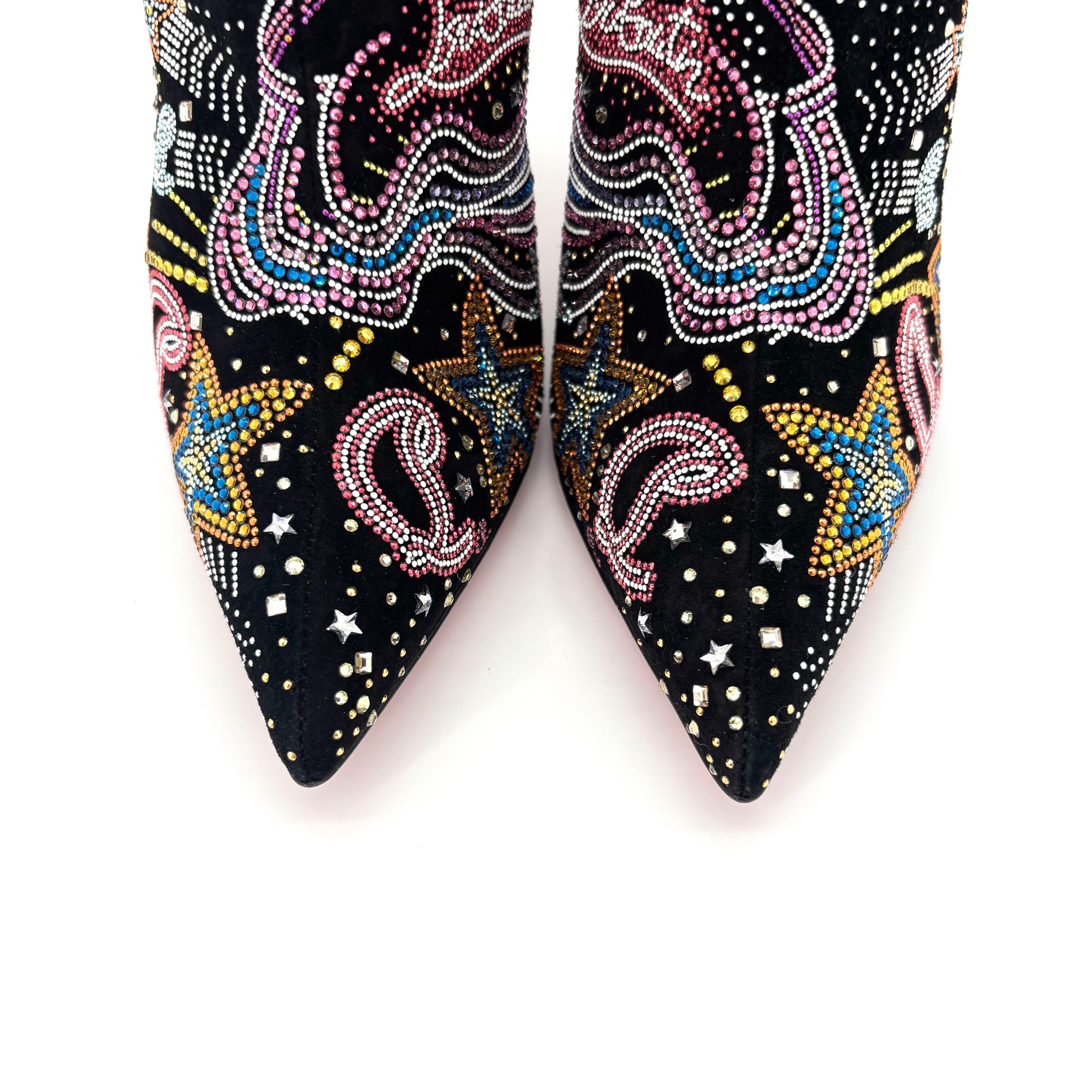 NUEVO Chritian Louboutin So Kate Botín Stiletto 37.5 Tachonado Cristal Embellecedor en venta 1