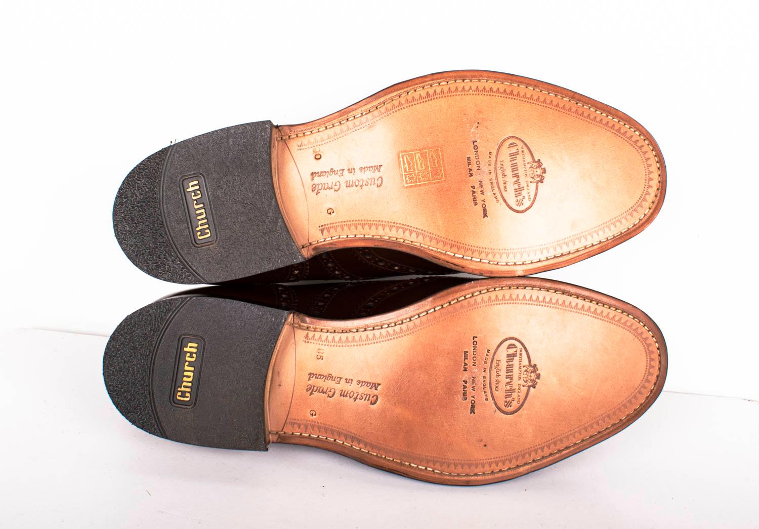 New Church's Men Shoes Derbies Brogue Size UK8, USA9, EUR43 en vente 1