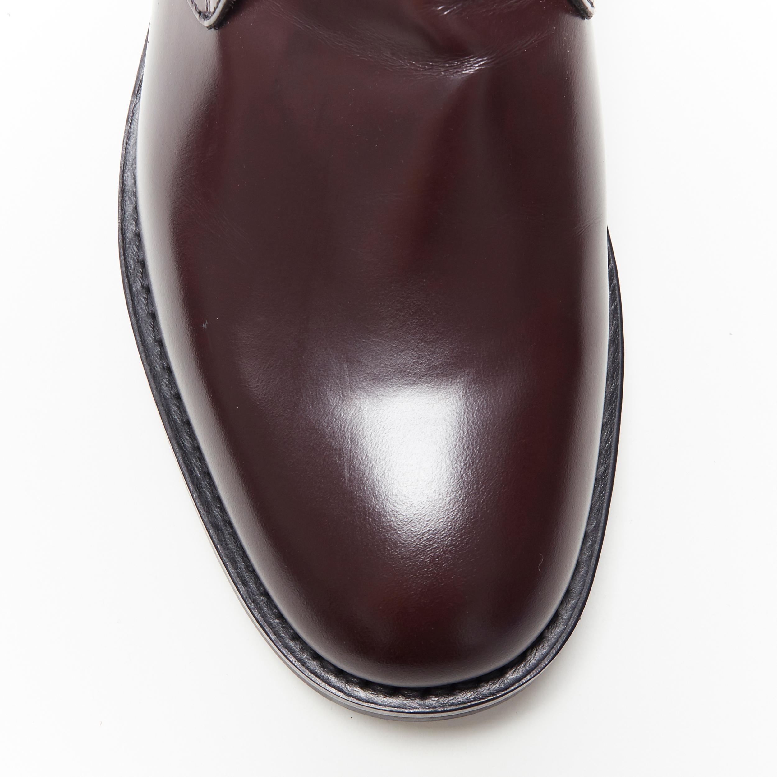 new CHURCHS Ryder 3 Burgundy Bright Calf polished leather chukka boots UK11 EU45 2