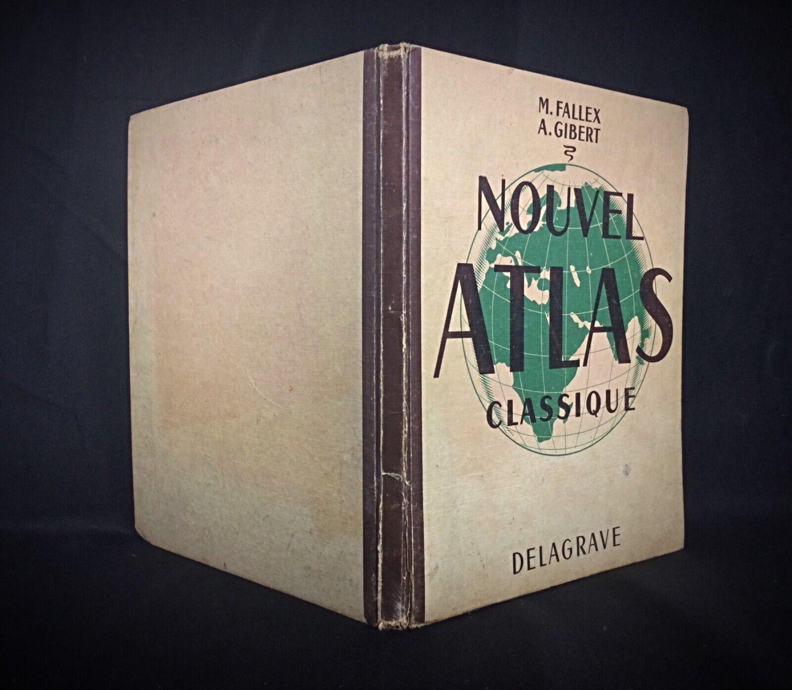 Paper New Classic Atlas Delagrave by M. Fallex and A. Gilbert - 2Y93 For Sale