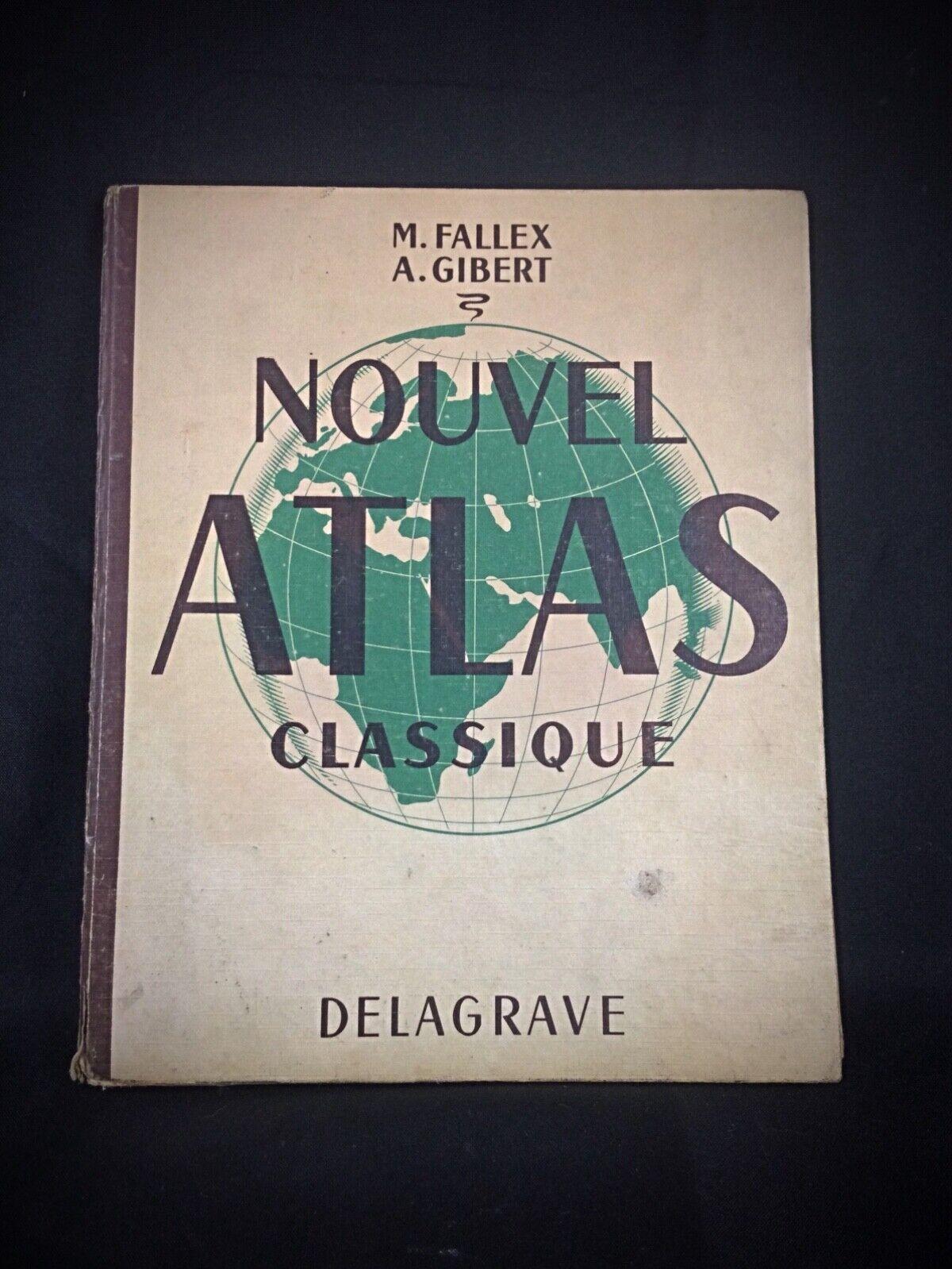 New Classic Atlas Delagrave by M. Fallex and A. Gilbert - 2Y93 For Sale 1