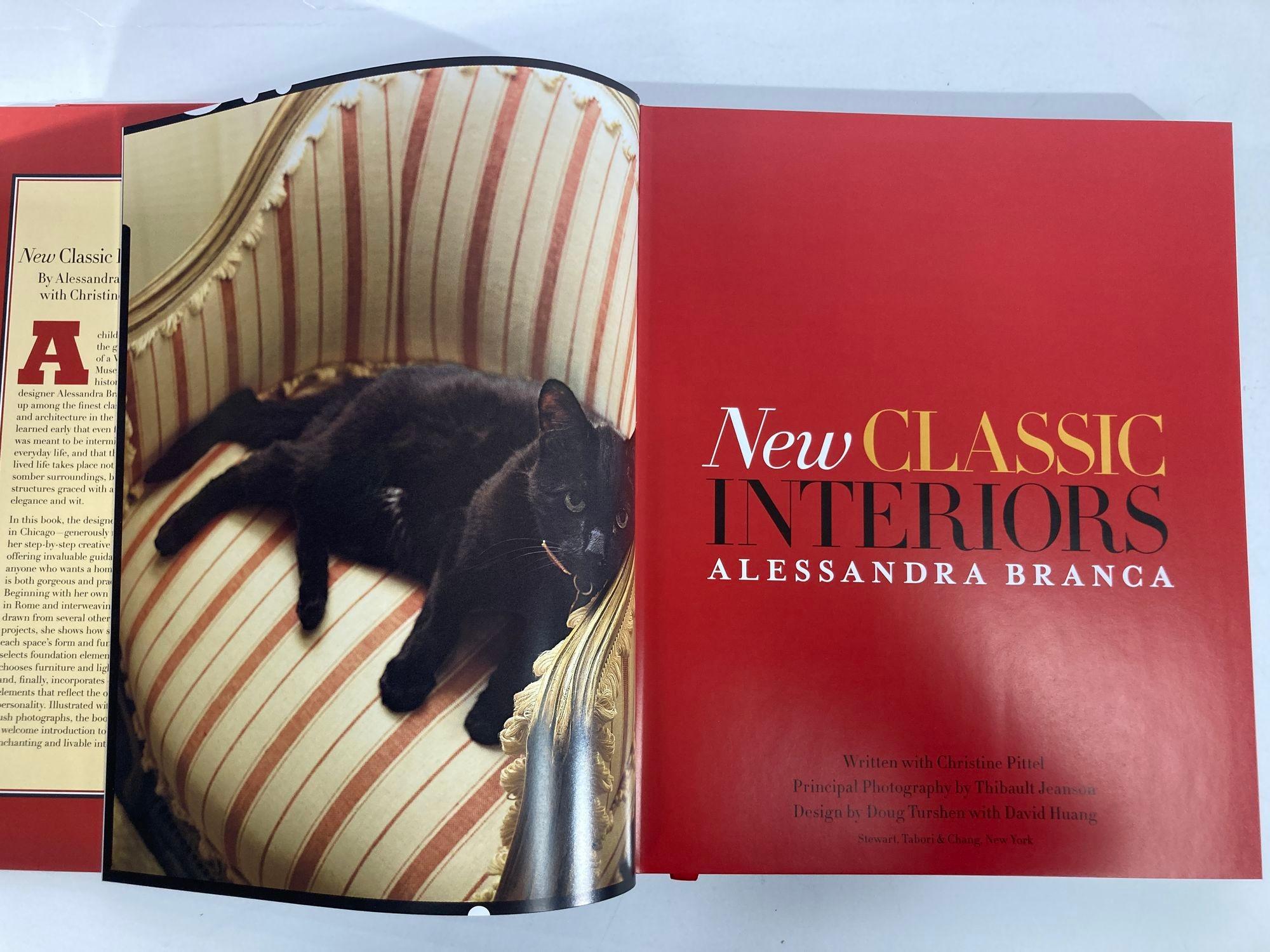 Neoclassical New Classic Interiors by Alessandra Branca Hardcover Coffee Table Book For Sale