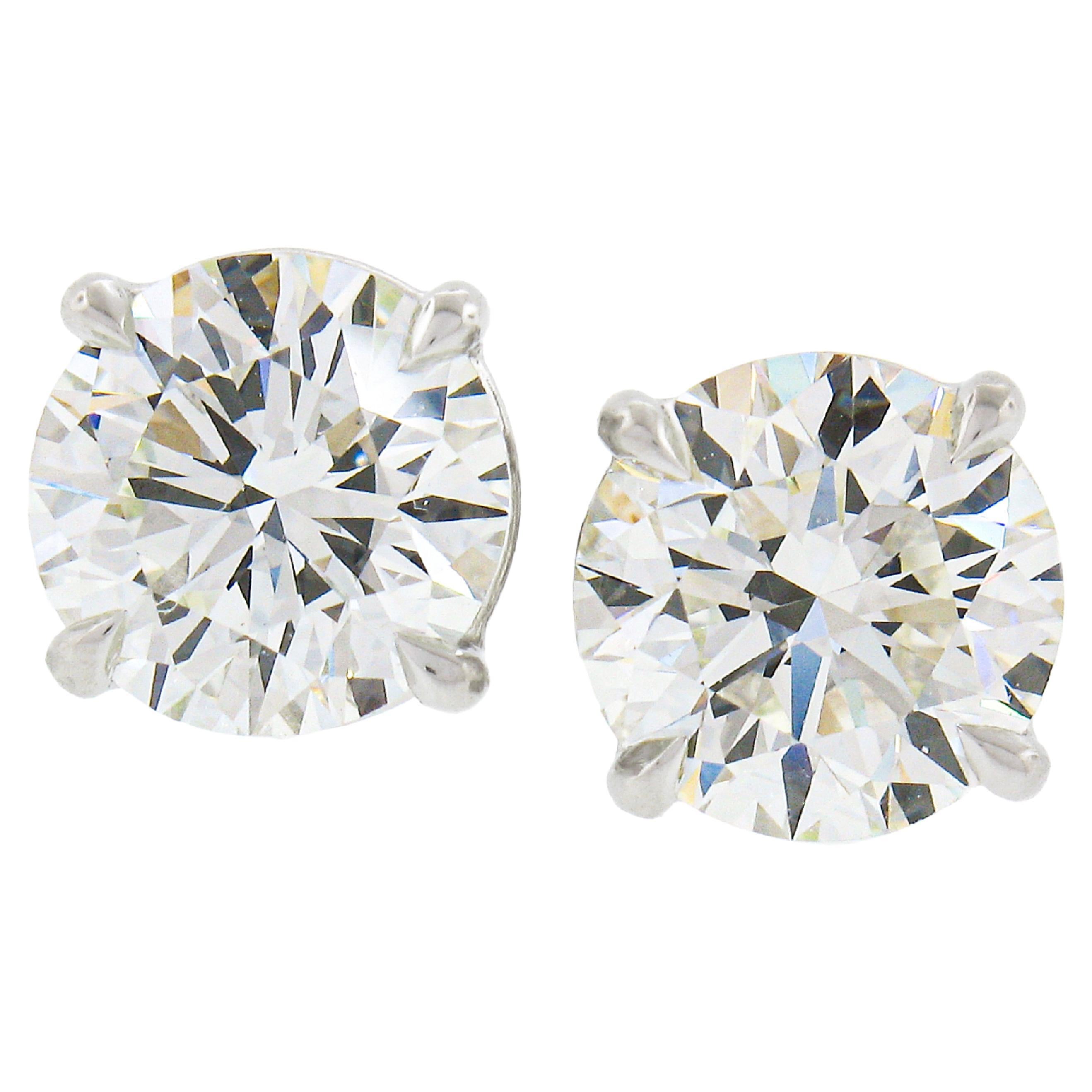 The Clear Indore Studs in Platinum main image 1