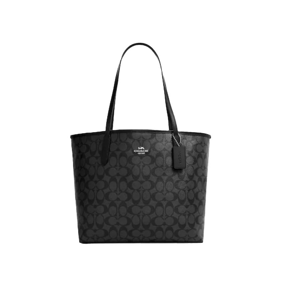 New Coach Black City Tote Monogram Signature Canvas Tote Shoulder Bag

Authenticity Guaranteed

DETAILS
Brand: Coach
Gender: Women
Category: Tote bag
Condition: Brand new
Color: Black
Material: Canvas
Monogram pattern
Silver-tone hardware
Top