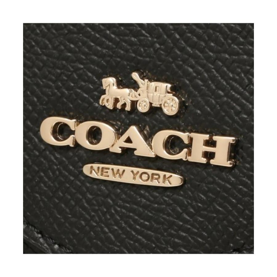 NEW Coach Black Travel Crossgrain Leather Envelope Wallet Clutch Bag For Sale 4