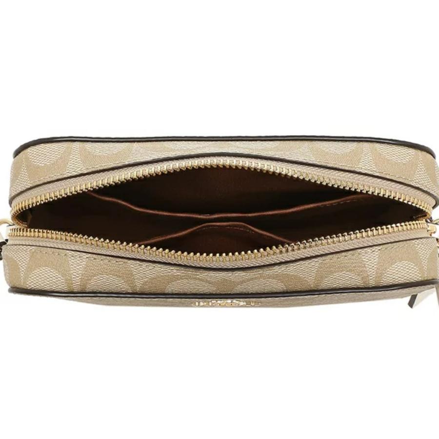 NEW Coach Brown White Mini Camera Bag Monogram Signature Canvas Crossbody Bag For Sale 1